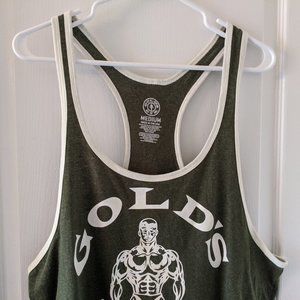 Gold's Gym Green Mens Tank Top Sz M